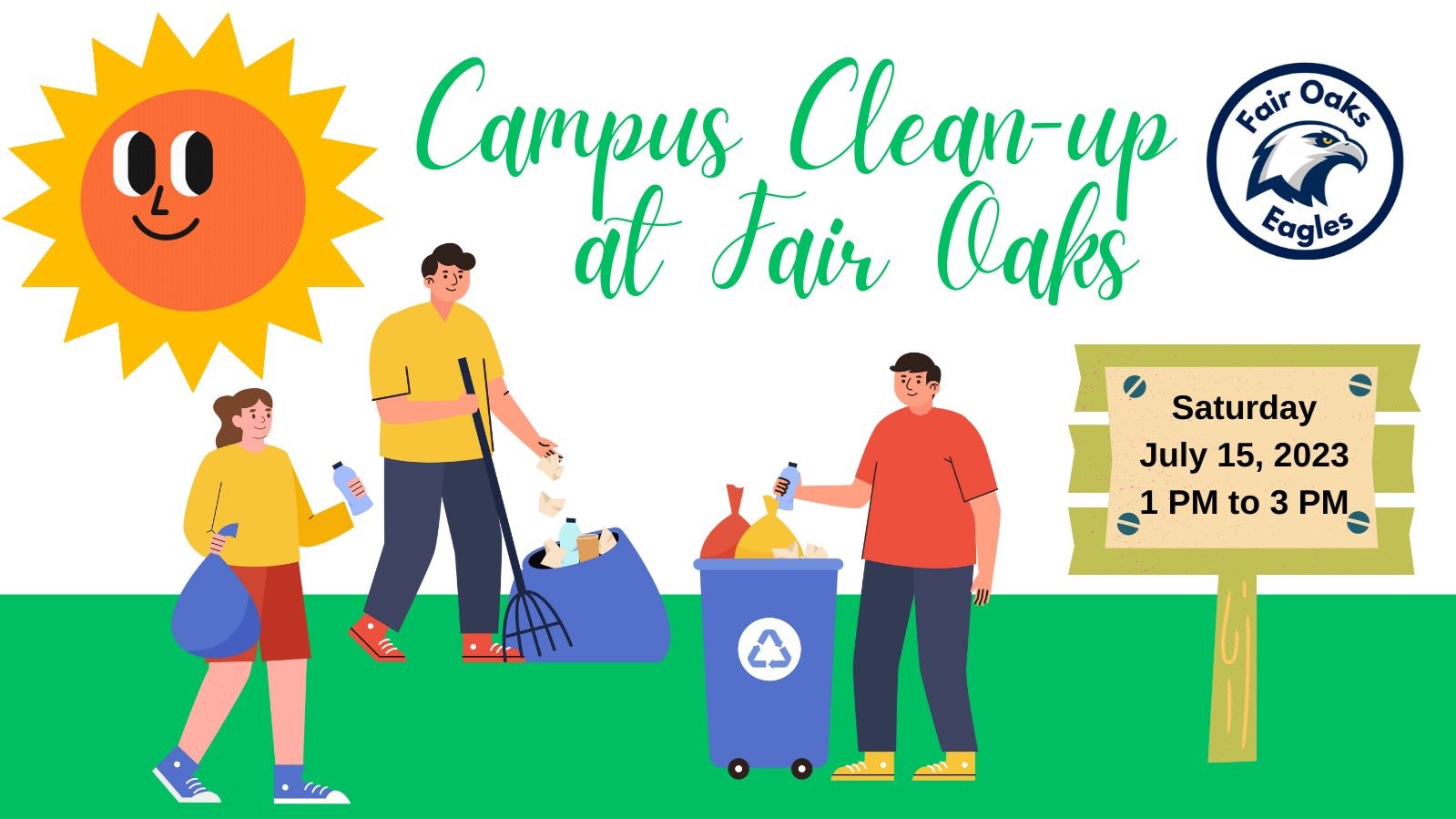 Campus Clean-up Day at Fair Oaks